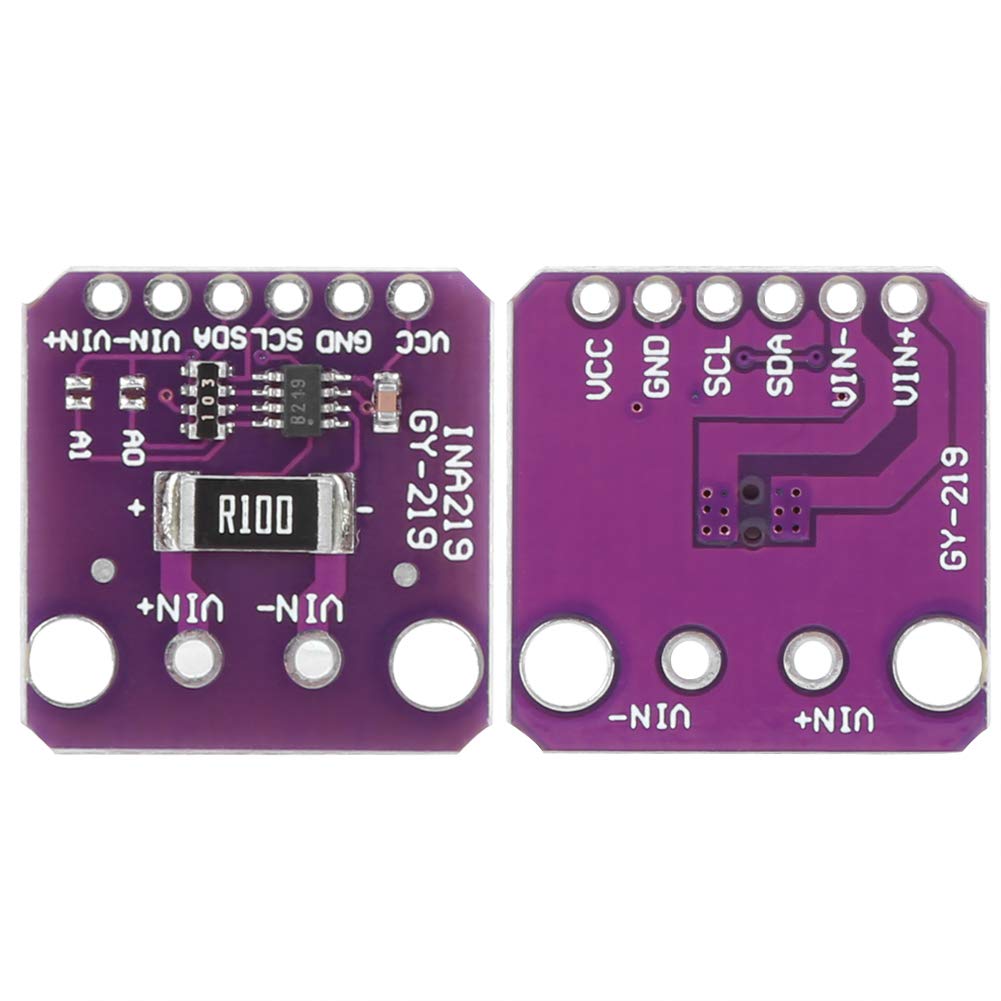 Jeanoko 5 pièces puces de programmation de haute précision GY INA219 Module de capteur de courant numérique pour la détection de courant de tension de Circuit