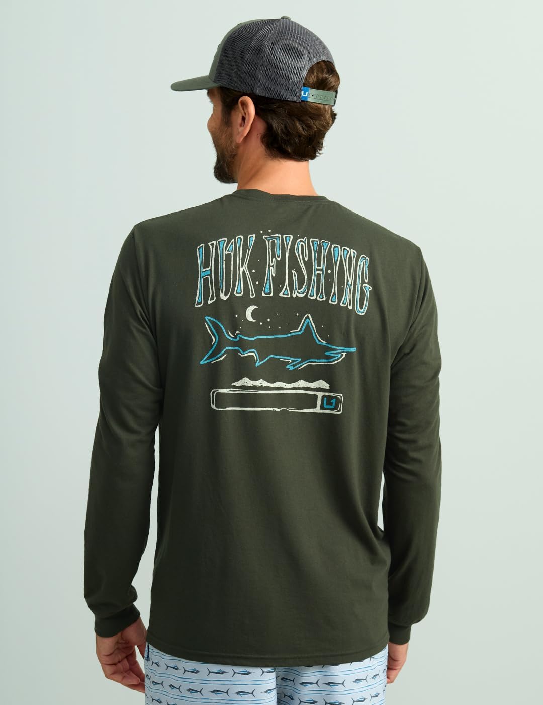 HUK Men's Long Sleeve Performance Tee, Fishing T-Shirt for Men