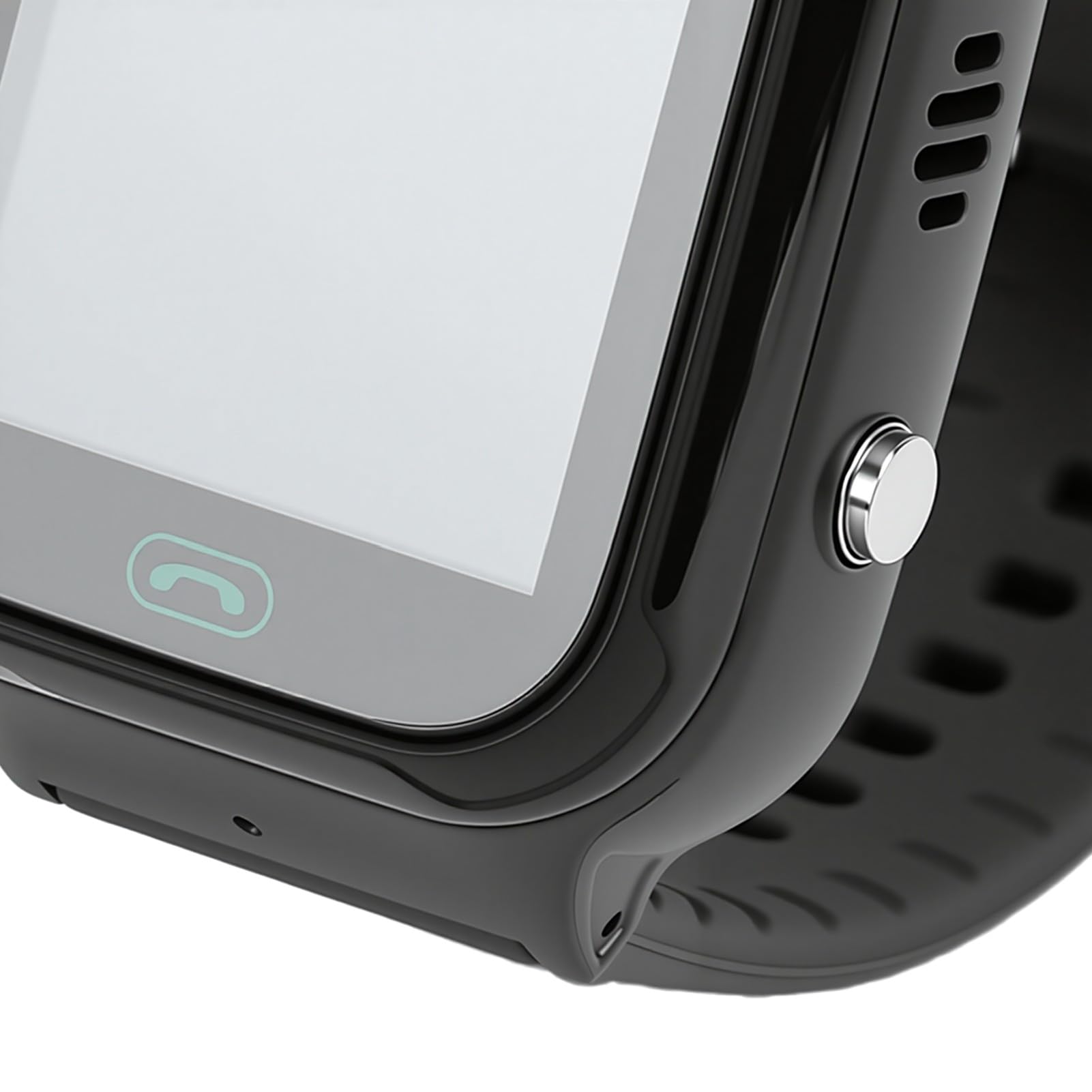 Dpofirs Reloj Inteligente 4G, Reloj con Pantalla Táctil de 1,44 Pulgadas para Estudiantes, Despertador, WiFi y Ranura para Tarjeta SIM (Black)