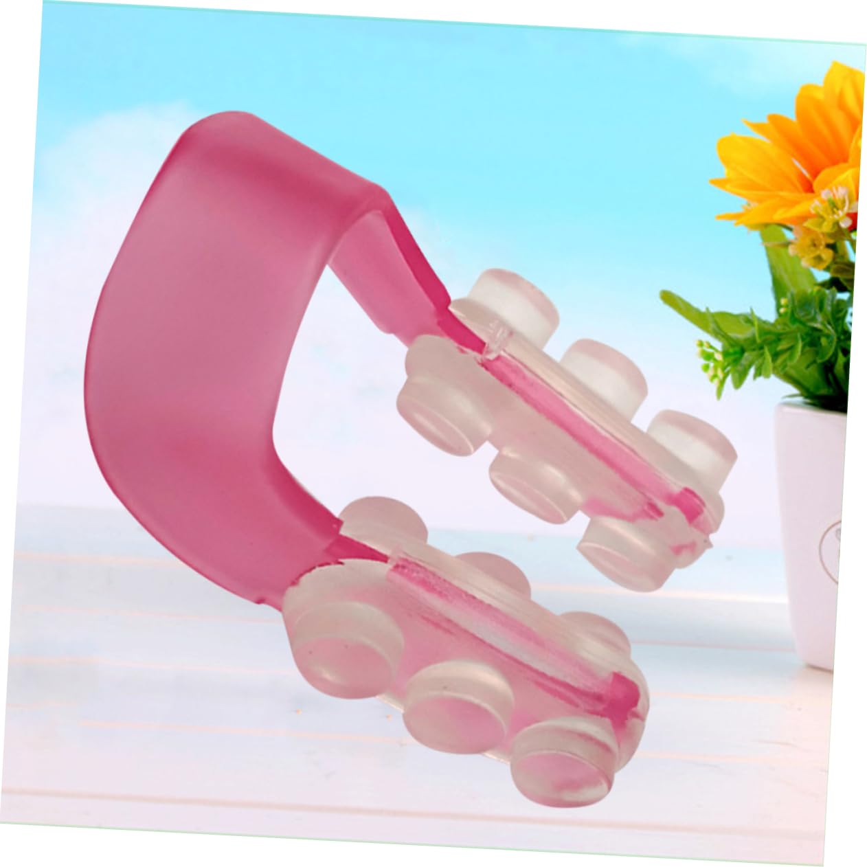 SOESFOUFU Japan Nose-up Clip for Nose Lifting Gel Pad Shaper Random Color Rhinoplasty Clip for Daily Use Enhances Contour and Height