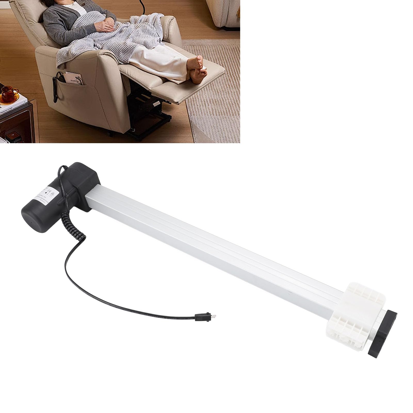 GOTOTOP Power Lift Chair Motor Electric Recliner Motor Lift Actuator 24-29V DC 500mm Stroke with Overload Protection for Electric Recliner Sofa Chairs