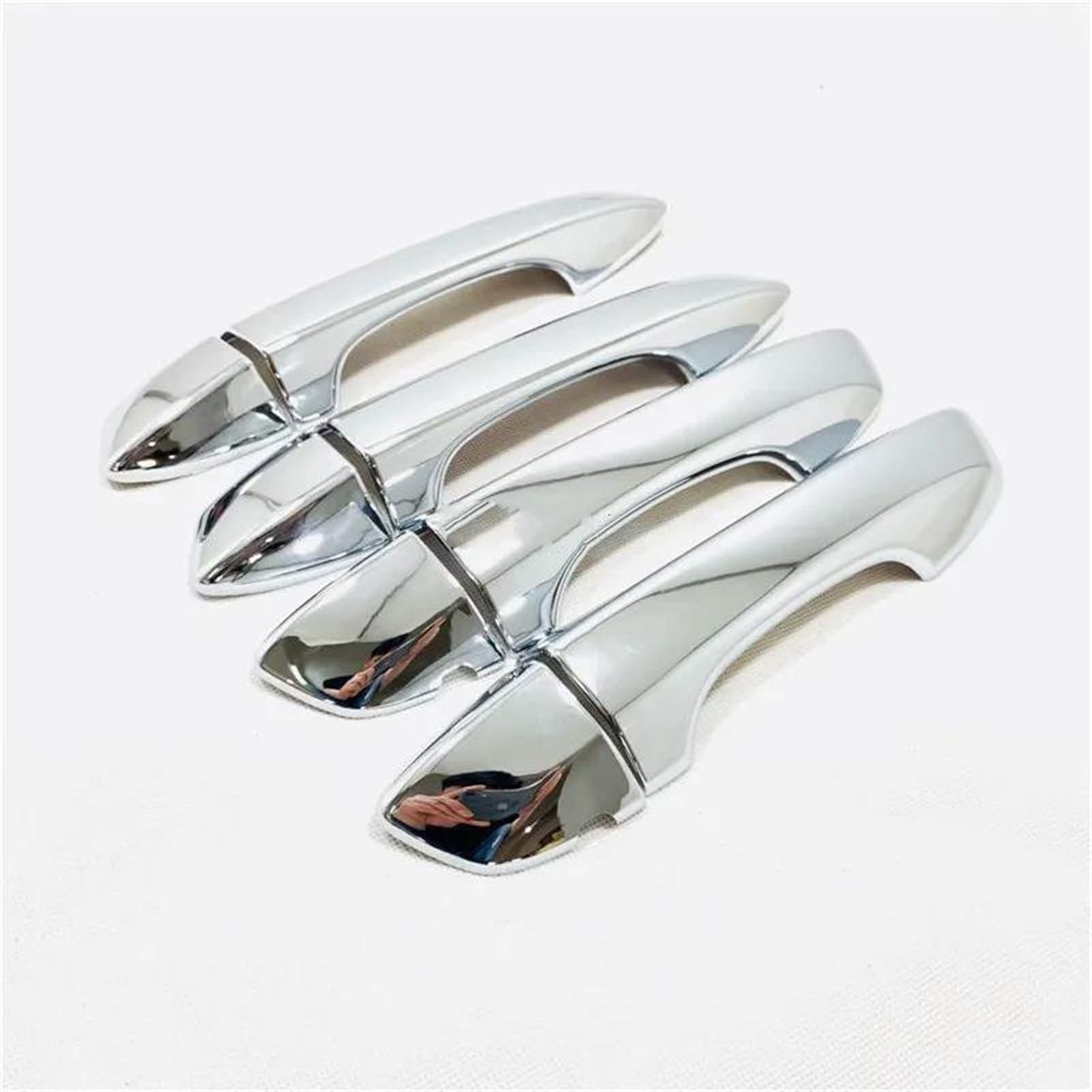 Noheeu Chrome B Car Door Handle Cover Trim For Jetta Mk7 2019 2020 Scratch Proof Set Chromium Styling Exterior Parts Accessories(Chrome B)