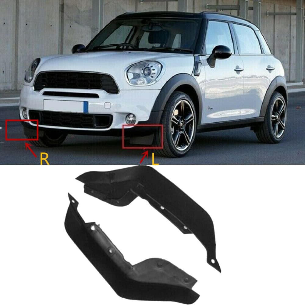 2 Pezzi Paraurti Anteriore Paraspruzzi Paraspruzzi Labbro di Pressione per Mini R60 R61 11-16