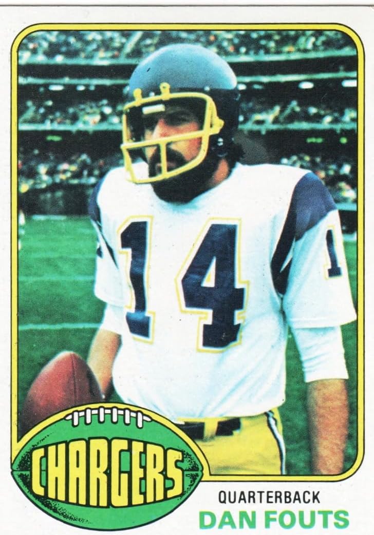 Dan Fouts Topps Football Collectible Football Card - 1976 Topps Football Card #128 (Chargers)
