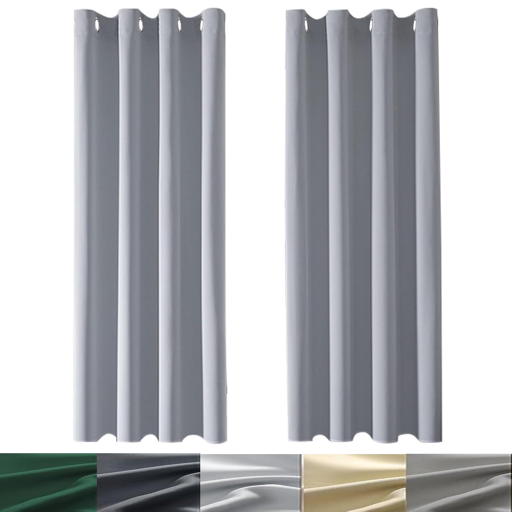 Amazon｜カーテン 1級 遮光 2枚組 170 x 95 cm Uvカット 断熱 保冷