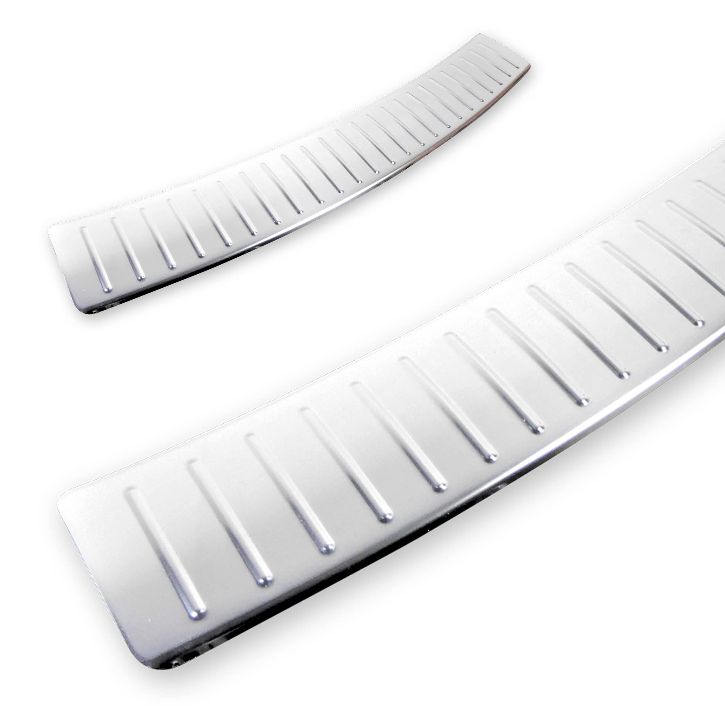 CHROMEMASTER| Protezione paraurti Posteriore | Compatibile con VW Tiguan 2016- | Acciaio inossidabile verniciato nero, opaco | Protezione paraurti protegge la vernice del paraurti dai graffi