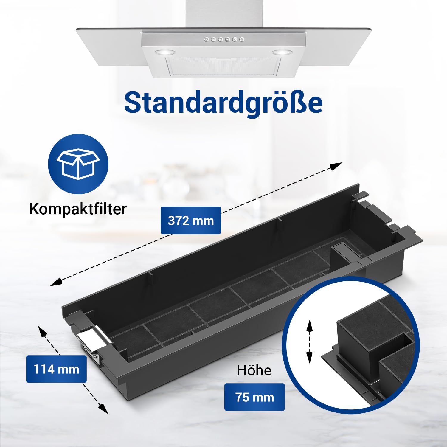 McFilter | 2x Aktivkohlefilter für Dunstabzugshaube geeignet für Kohlefilter Elica F00189/S McFilter | 2x Aktivkohlefilter für Dunstabzugshaube geeignet für Kohlefilter Elica F00189/S