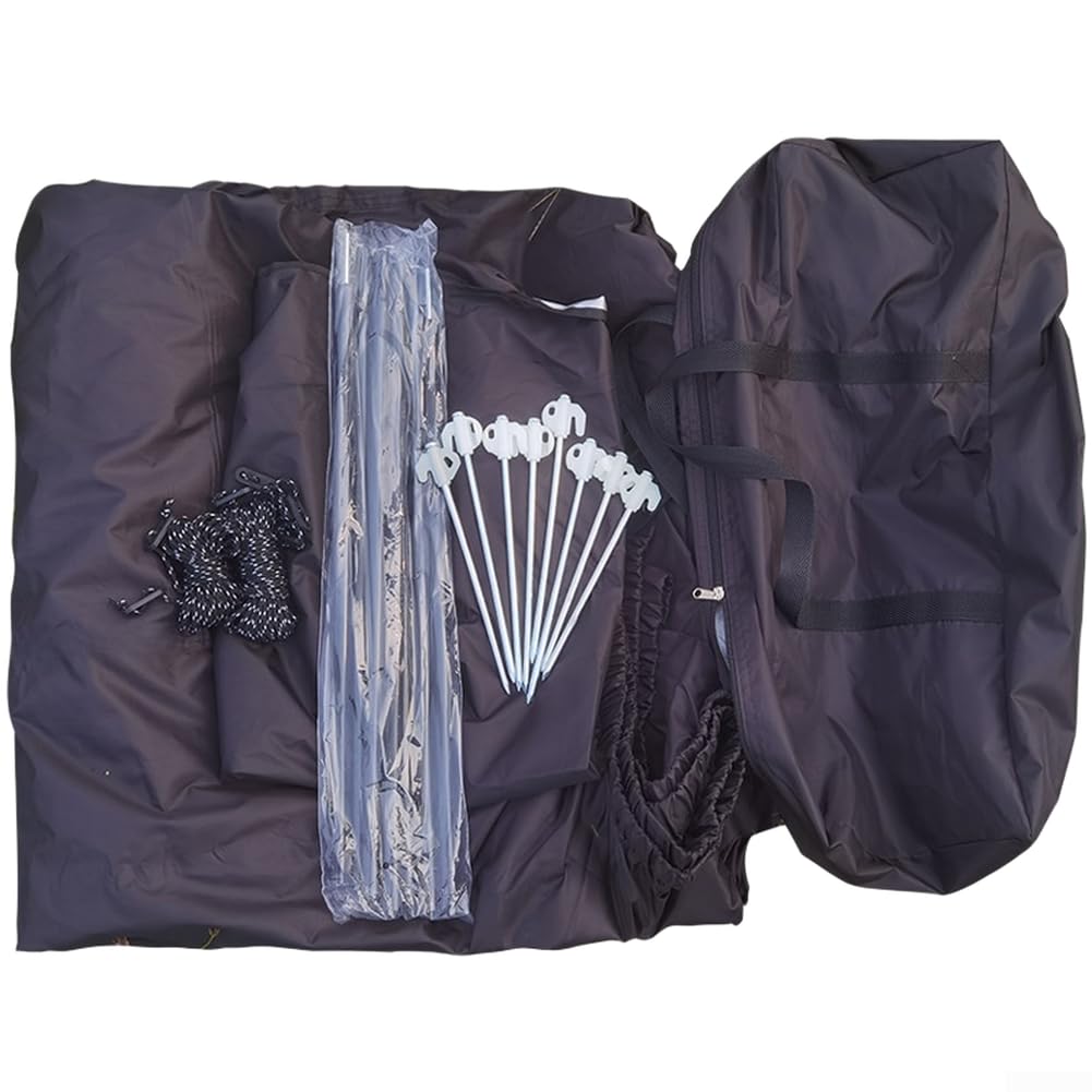 Carpa trasera de coche 4-6 personas impermeable cremallera a prueba de sol