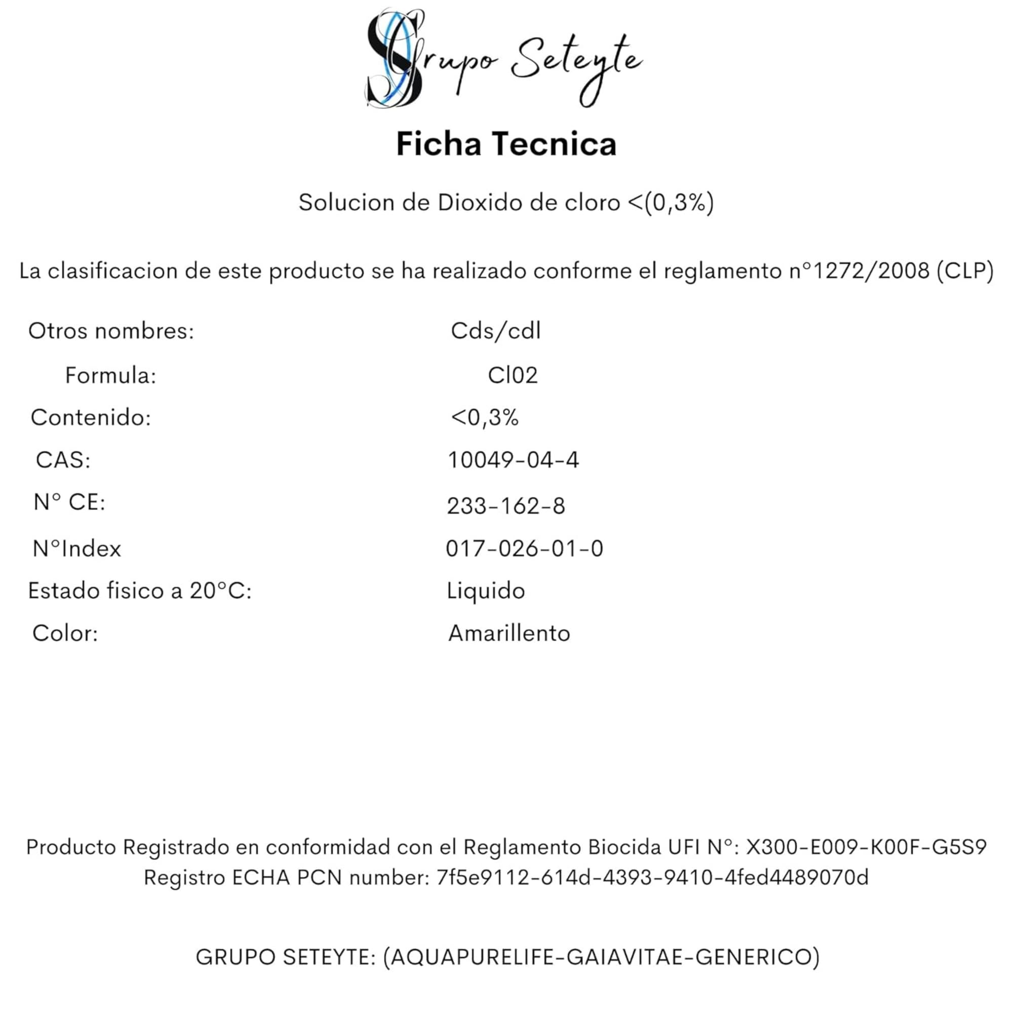 Dióxido de Cloro 500 ml - CDS 3000 ppm Solución Activada 0,3% - Formato Ahorro - Fabricante Directo - Botella Cristal Ámbar con Jeringa - Fabricado en España