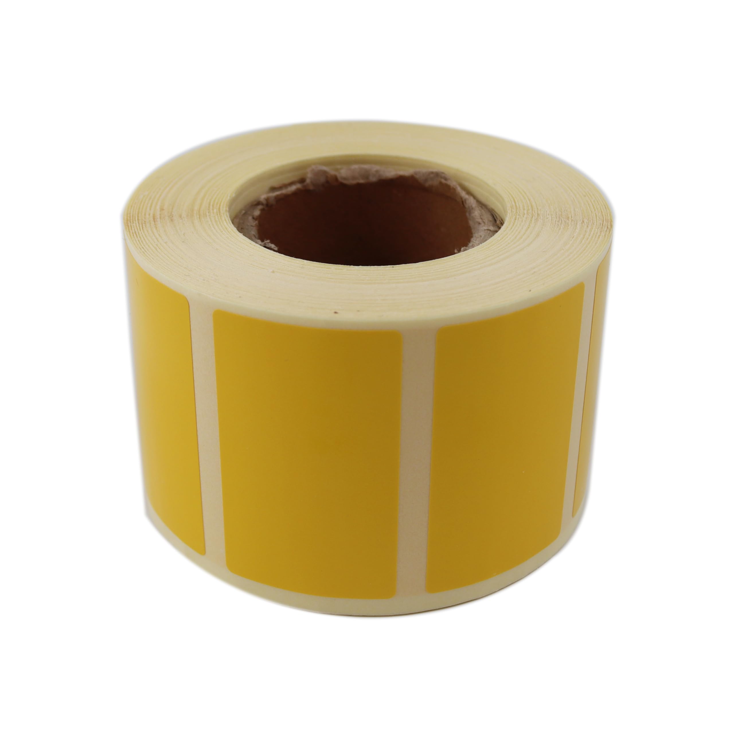 hazır etiketler , hazır al hızlı al Kuşe Sarı Renk Baskılı Etiket 50mm x 30mm Ölçülerinde 1000 Adet 40mm Kuka Çapında Kendinden Yapışkanlı Rulo Etiket (Sarı)