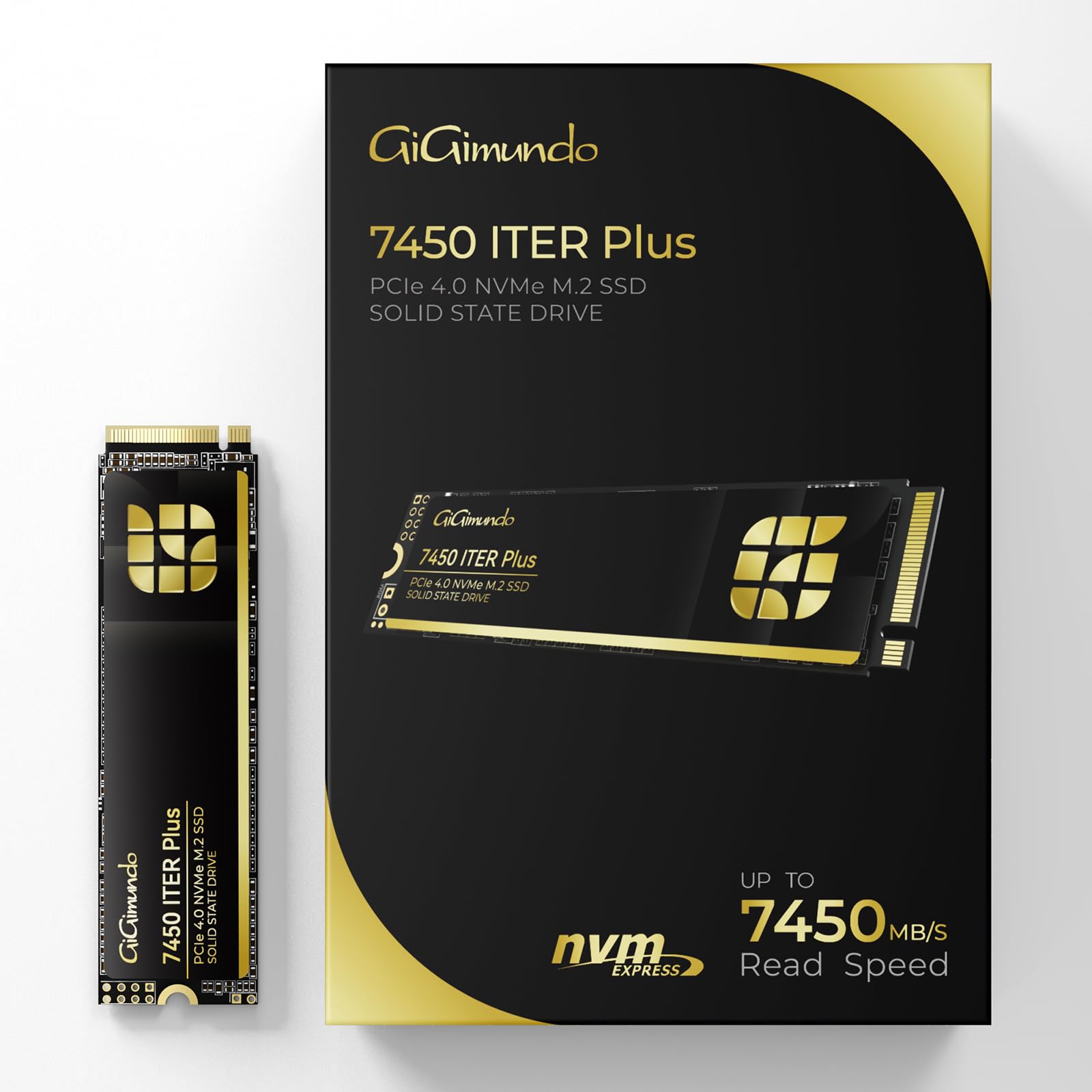 Amazon | GiGimundo 7450 ITERPLUS 1TB SSD M.2 NVMe 2280 PCIe