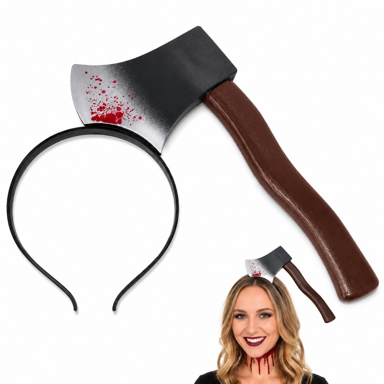 Halloween Headbands Halloween Axe Headband, Fake Axe Headbands Accessory