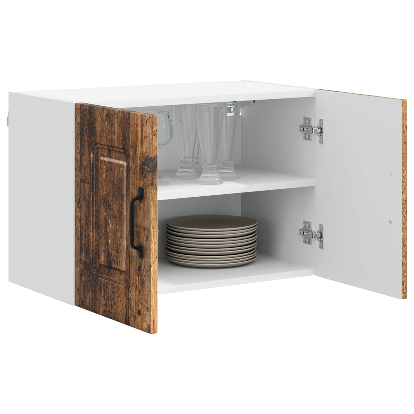 vidaXL Front do zmywarki Kalmar Stare drewno 60 x 31 x 40 cm
