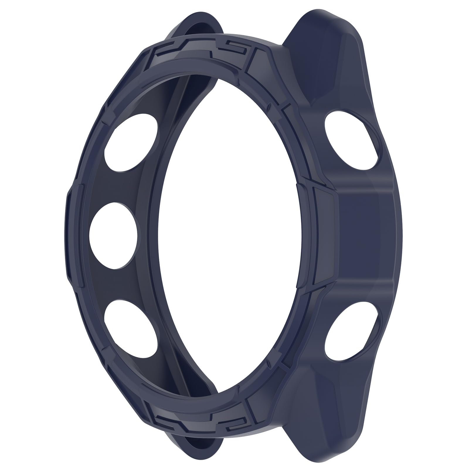 Xjdzineq Impacts Resistance Semi Enclosed Shell Watch Casing Protective Sleeve Guard Cover Skin Hollowed Cutout for 570 42mm 47mm Hollowed Design Watch Protector
