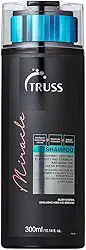 Truss Shampoo Miracle | Limpeza Suave e Reconstrução com Brilho 3D e Ação Anti-Aging | 300ml