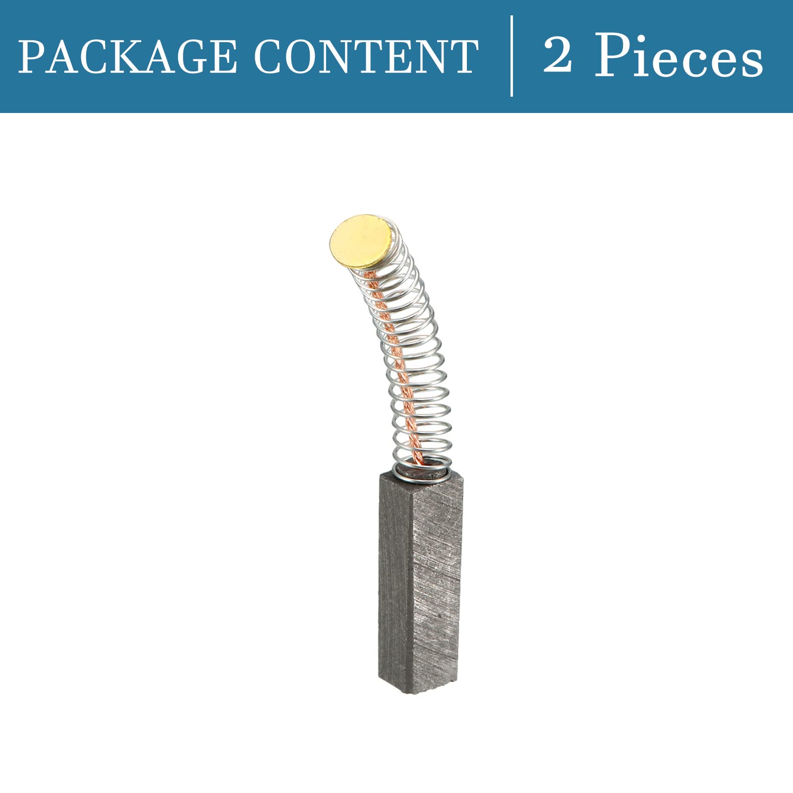 QUARKZMAN Spazzola di Carbone 20mm x 6mm x 5mm 2pz Ricambio per Utensili Elettrici