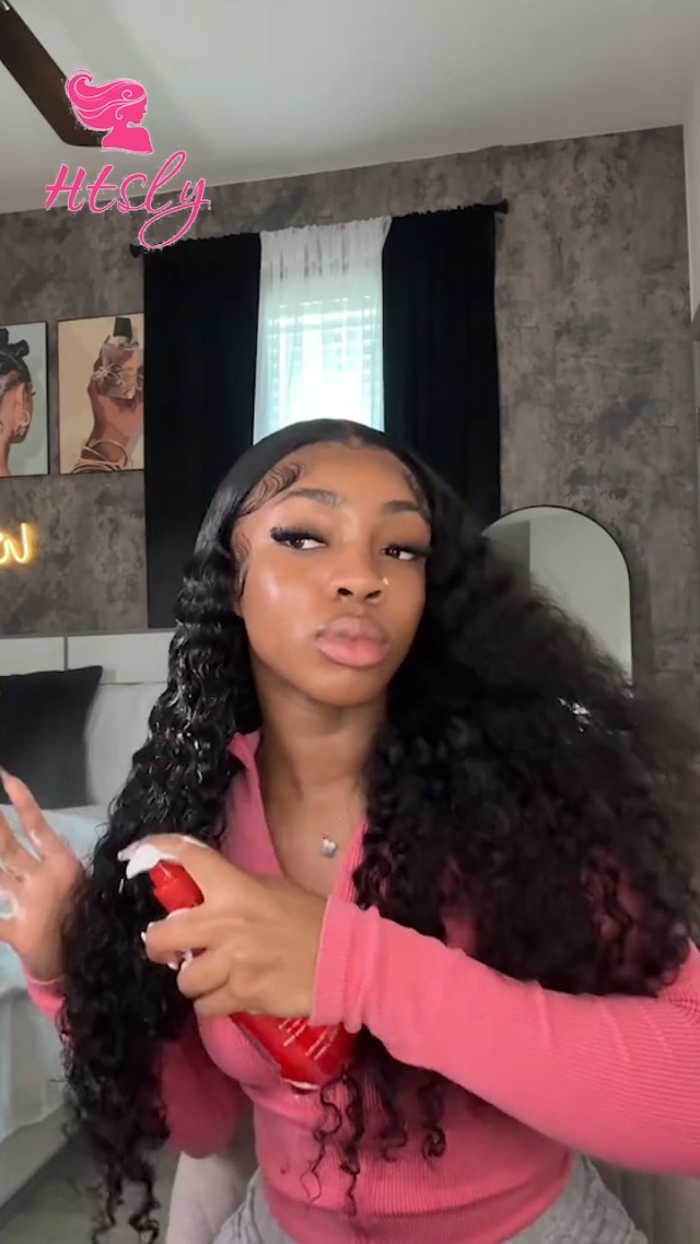 Amazon.com : htsly 5x5 Hd Lace Closure Wigs Human Hair Water Wave