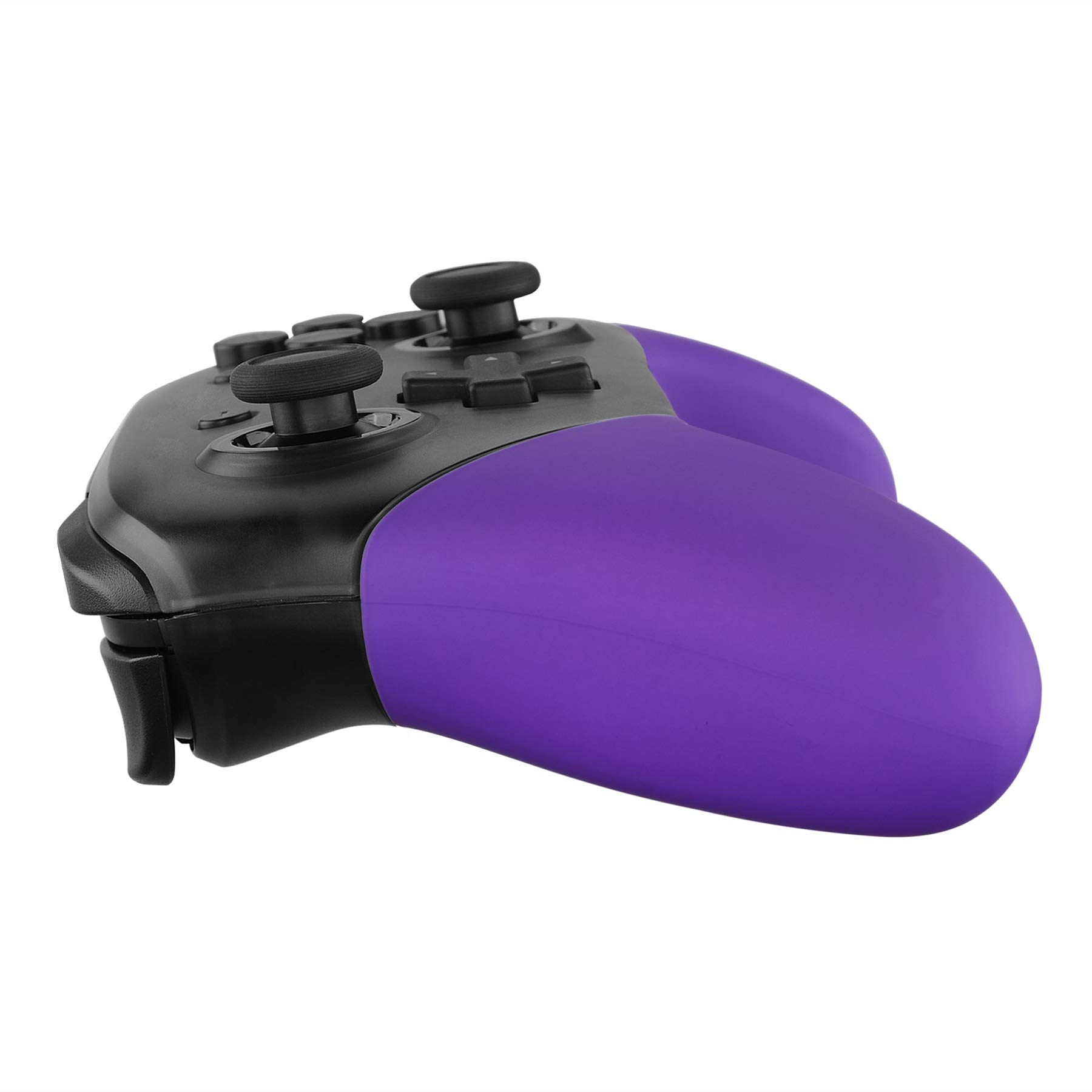 eXtremeRate Cover Grip Scocca Impugnatura Manopola DIY Guscio Case Ricambio per Nintendo Switch PRO Controller Joystick(Viola)-Non Include Controller