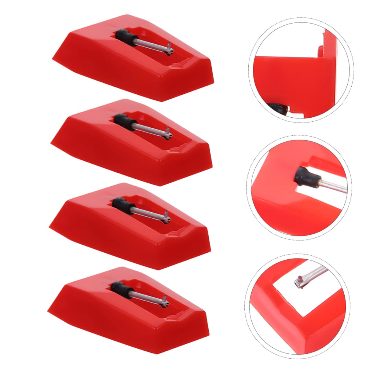 UPKOCH 4 Set Di Puntine Per Giradischi Puntine Di Ricambio Per Giradischi Portatili Facili Da Installare Senza Bisogno Di Amplificatori 5 Pezzi*4