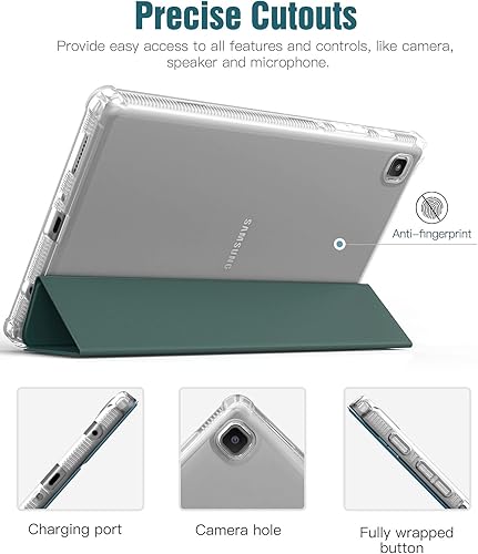 Miniatura 6 de TiMOVO - Funda para Samsung Galaxy Tab A7 Lite 8.7 2021 (SM-T220T225T227), delgada y suave TPU translúcida esmerilada cubierta protectora para