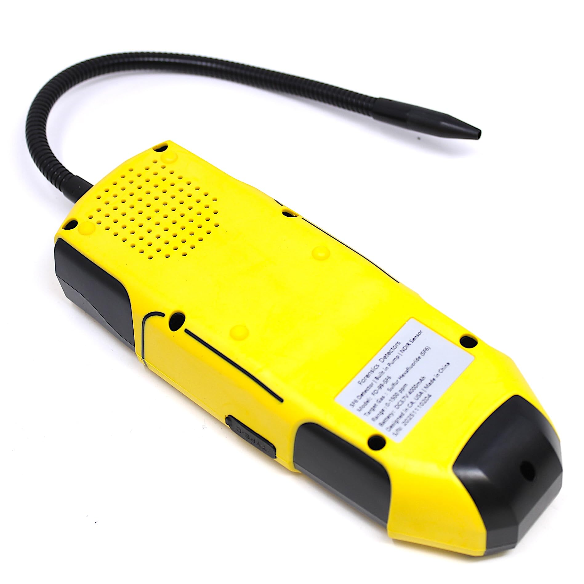 Detector de Gas SF6 Hexafluoruro de Azufre | Certificado de Calibración EU | Rango 0–1500 ppm SF6 con Resolución de 1 ppm