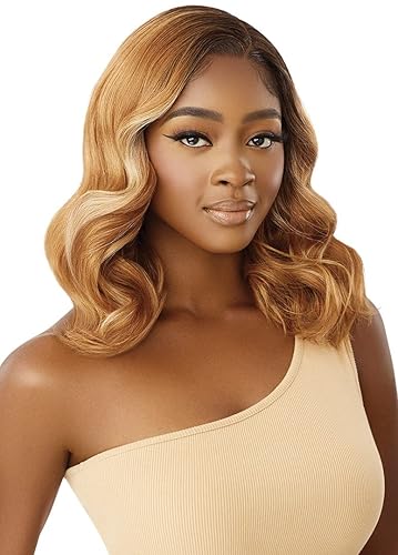 Miniatura 6 de Outre Peluca de encaje frontal - Línea capilar fundida - PASCALE (DRFF2ALMENDRA TOSTADA)