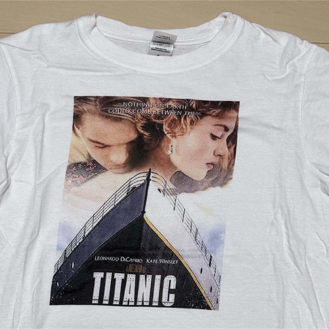 Titanic Leonardo DiCaprio Tee タイタニックTシャツ Amazon.co.jp: タイタニックTシャツ レオナルドディカプリオ