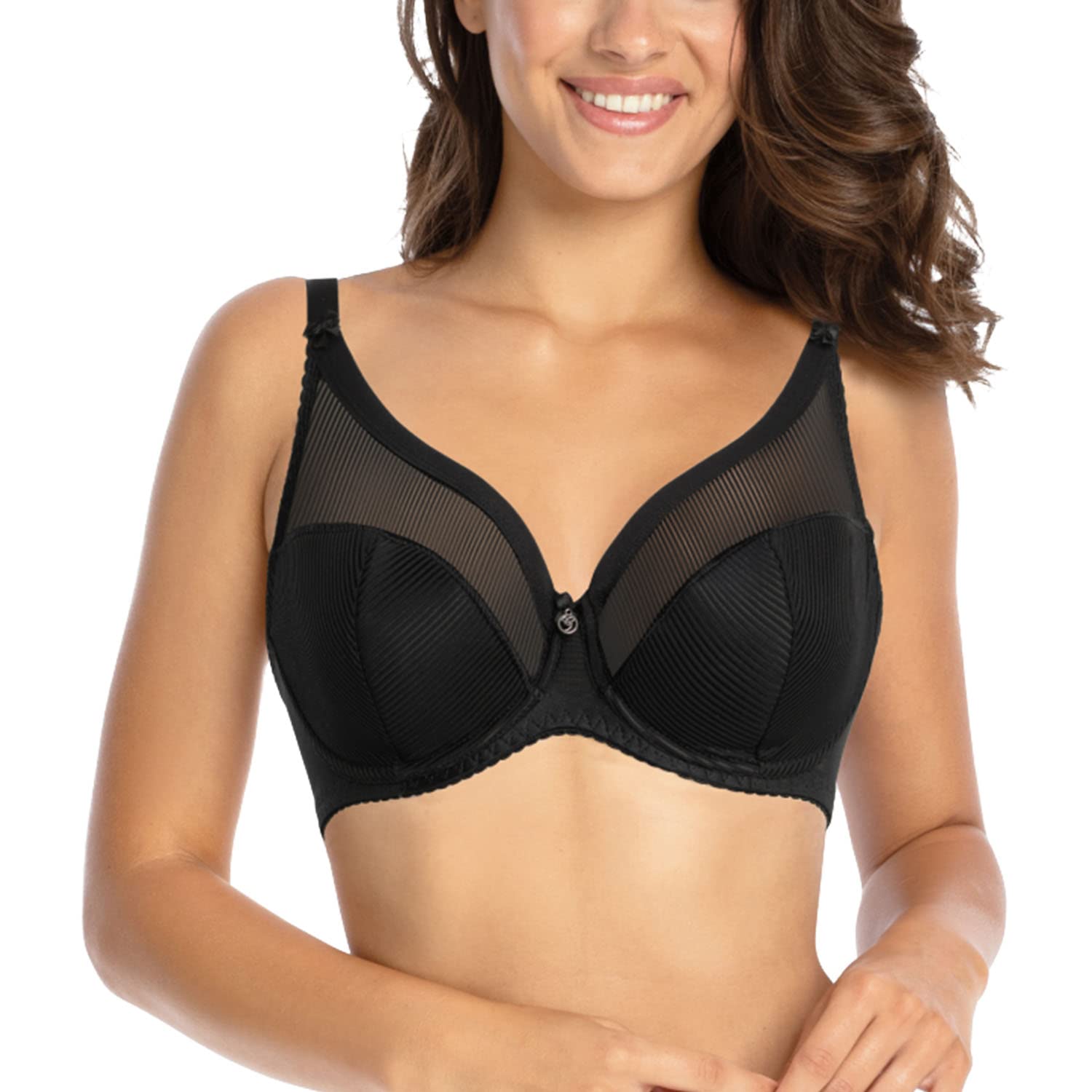 GAIA Beha Sonia Semi-Soft – Halfversterkte BH – Middelhoog dekkende BH – Zonder zijbeugels – Sterke ondersteuning – Beha met beugels - Beige J70