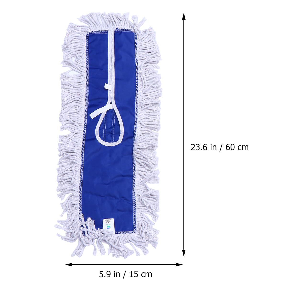 Bleu Serpillière de Remplacement, 2 Pièces pour Balai à Franges Coton
