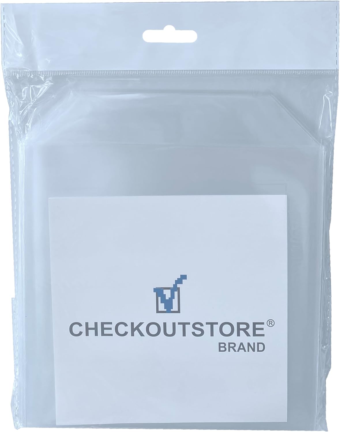 100 CheckOutStore Stamp & Die & Stencil Clear Storage Pockets (6 3/4 x 6 3/4)
