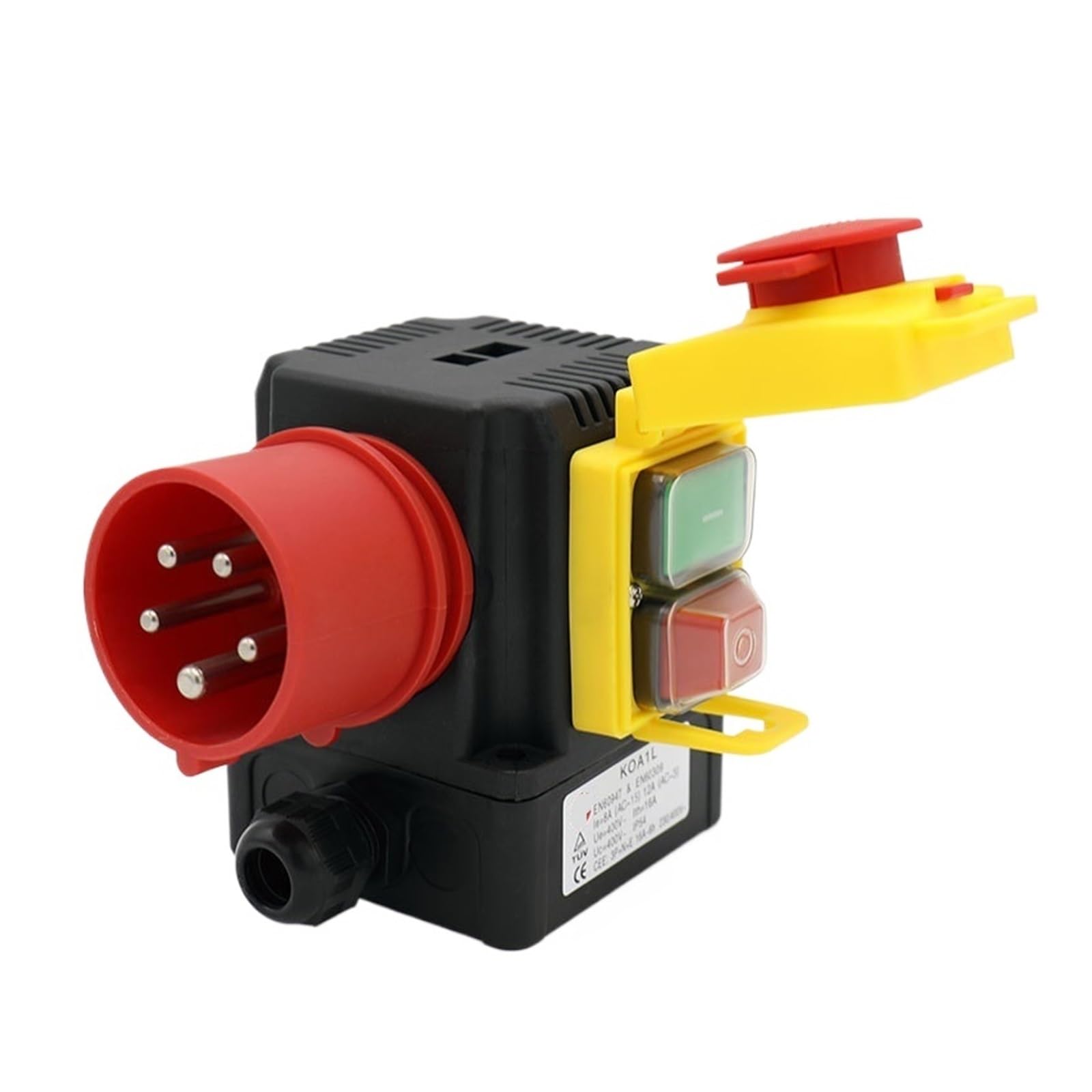 CLBSWYEJK KOA1L 400V 12/8A Electromagnetic Switch Power Failure and Undervoltage Protection Machine Tool Switches Stop Cover