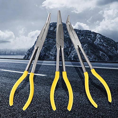 Pinces à bec long pour électriciens de pointe droite - 6