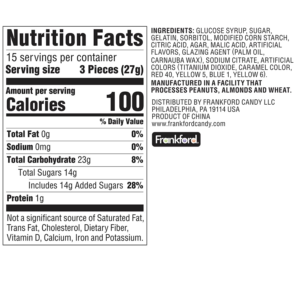 Nickelodeon SpongeBob Squarepants Krabby Patty Gummy Candy, Individually Wrapped Patties, 45 Count Mixed Bag (Original, Watermelon, Cherry, Green Apple, and Blue Raspberry), (Pack of 1) : Everything Else