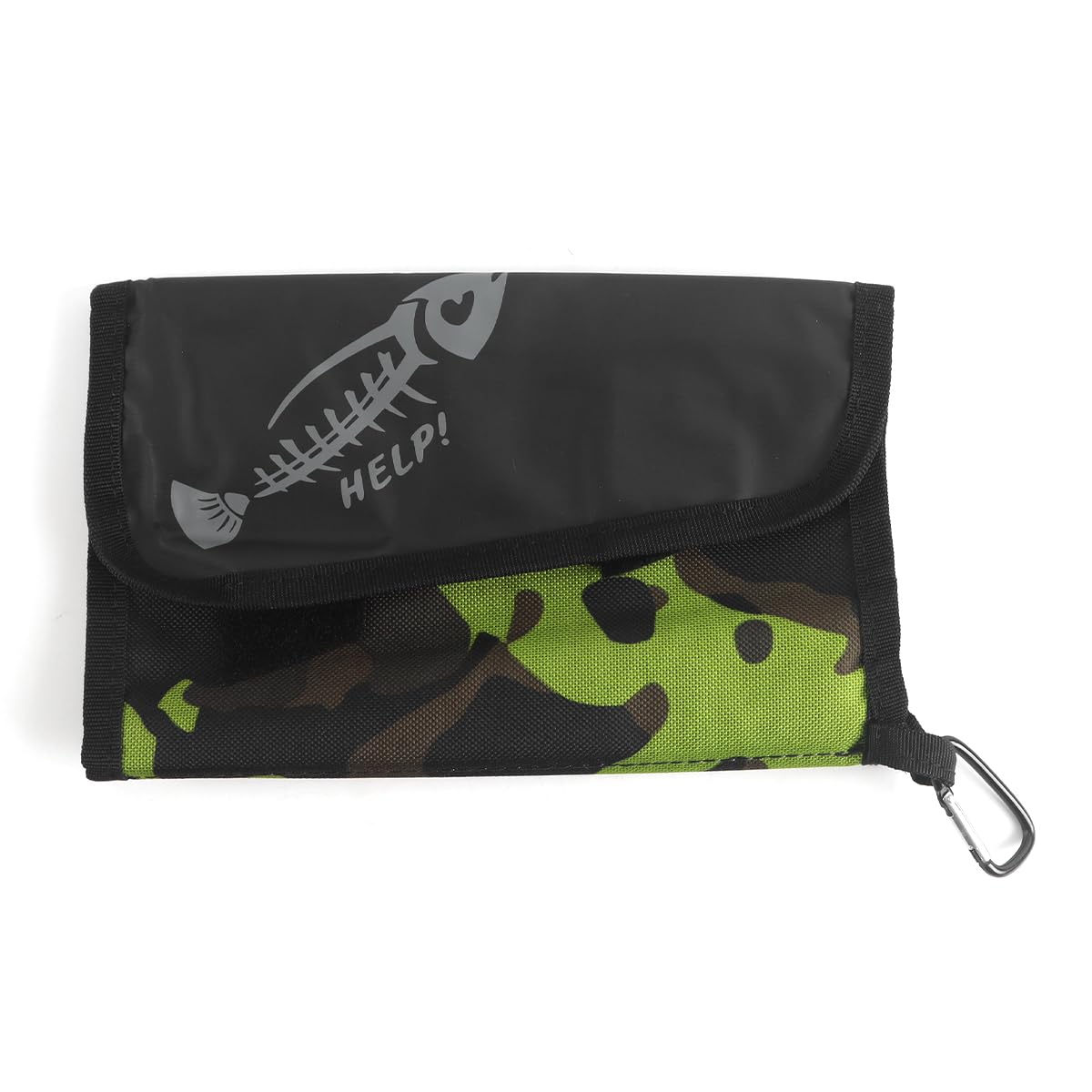 Grobo Waterproof Fishing Binder Soft Lure Tackle Storage Organizer Jig Hook Swivel Case For Beginner Adult Angler