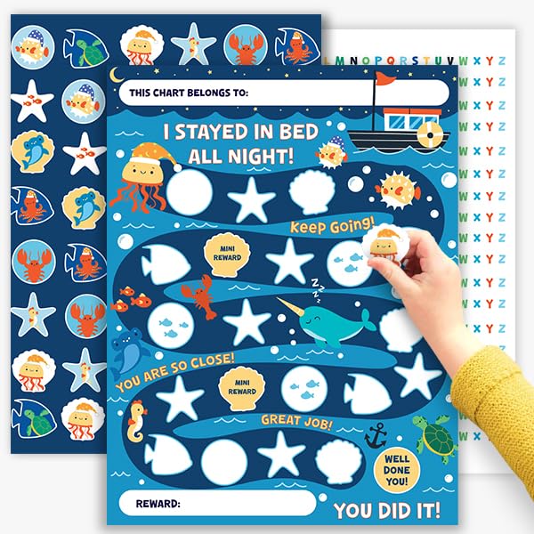 Graphiques de comportement pour dormir et rituels du soir à la maison