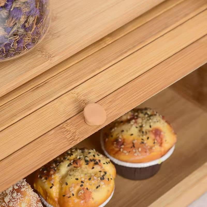 Amazon.co.jp: パンケース 竹製 収納ボックス ブレッドケース 木製パン収納 40*27*17cm 大容量 キッチン用 調味料ラック 北欧  ナチュラル アクセサリー : ホーム＆キッチン ブレッドケース パン箱 天然木製パンボックス竹ロール上部パンボックス パンケース 食パン収納 パンケース 竹製 収納ボックス ブレッドケース パン収納 大容量 キッチン用 調味料ラック 北欧 ナチュラル アクセサリー (40*