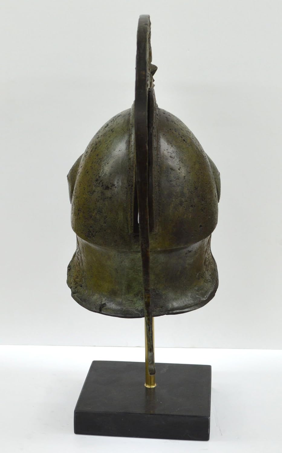 Corinthian Solid Bronze Helmet with Griffin - Ancient Athenian Spartan Armor