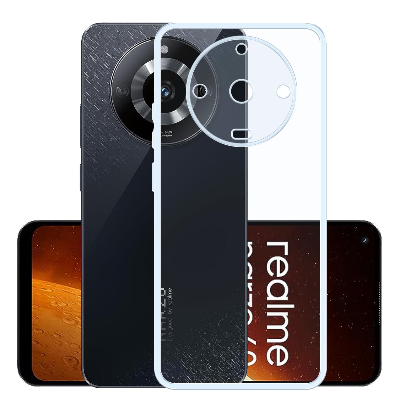 YOFO Back Cover for Realme Narzo 60 (5G) (SlimFlexible|Silicone|Transparent|Camera Protection) (B0CQJVS4WP) Amazon Price History, Amazon Price Tracker