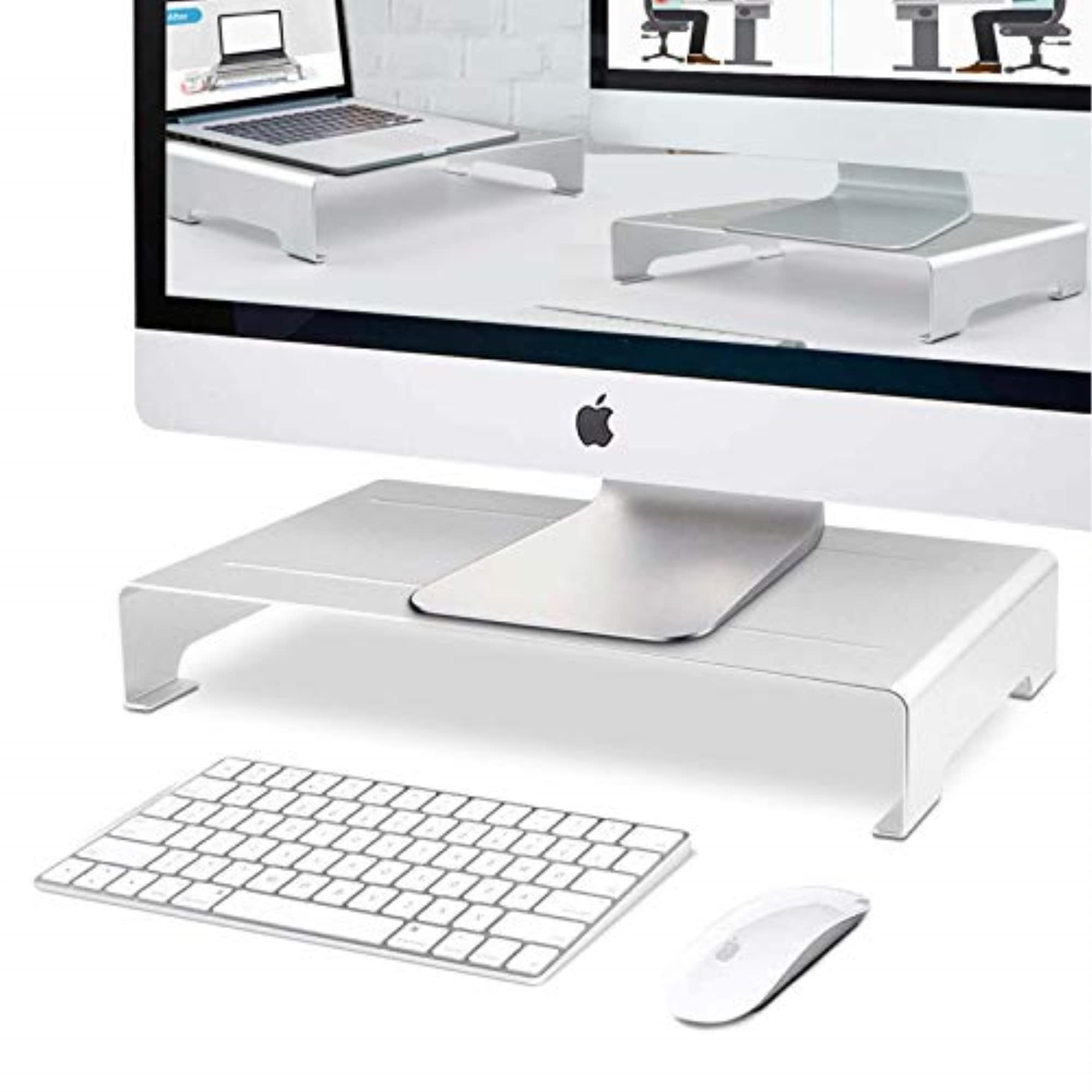 RAINBEAN Acrylic Coffee Table，Folding Tray Table