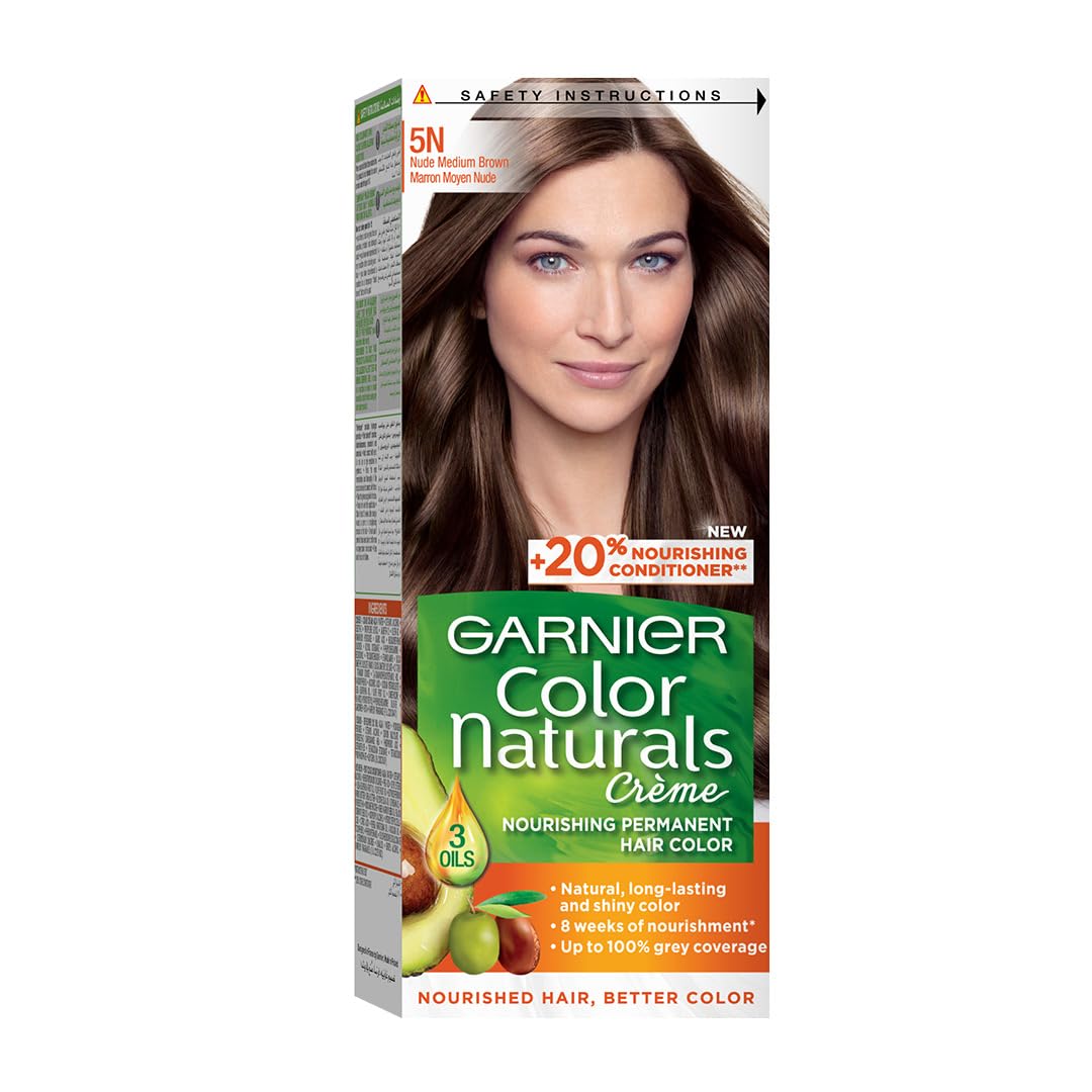 Garnier Color Natural Nudes Kit 5.132 Nude Medium Brown Haircolor60 ml