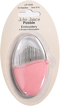 Pack of 10 John James embroidery needles