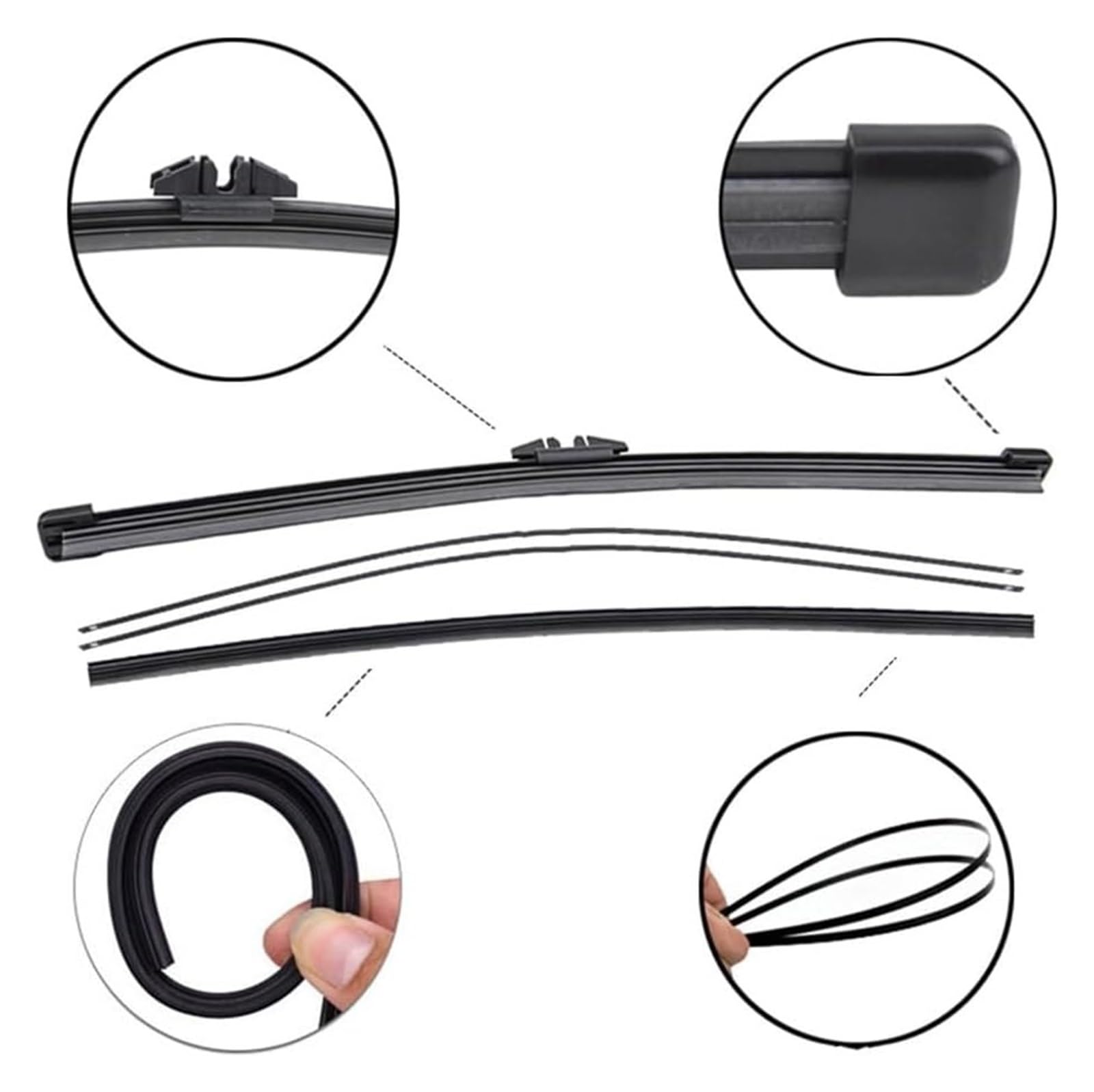 Escobilla Limpiaparabrisas Delantera Para Serie 3 F31 Touring 2011-2019 Escobillas De Limpiaparabrisas De Coche Puerta Trasera Delantera Parabrisas Juego De Escobillas De Limpiaparabrisas