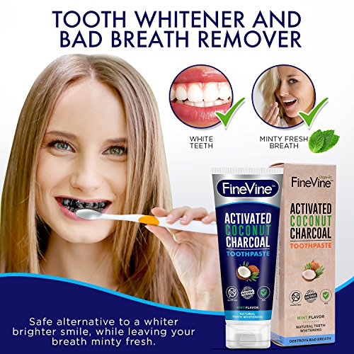 100 Natural Charcoal Teeth Whitening Toothpaste Charcoal Toothpaste