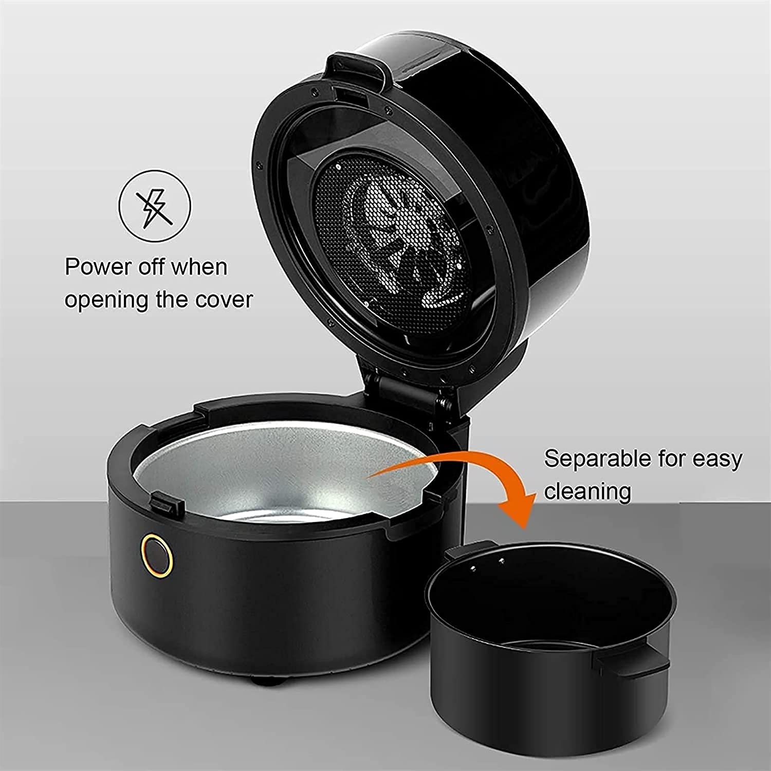 Friteuse d'air numérique de 5.8qt, cuisinière de déshydrateur pour Frire d'air, Cuisson, déshydrate, Ferment, rôtissage, rôtissoire