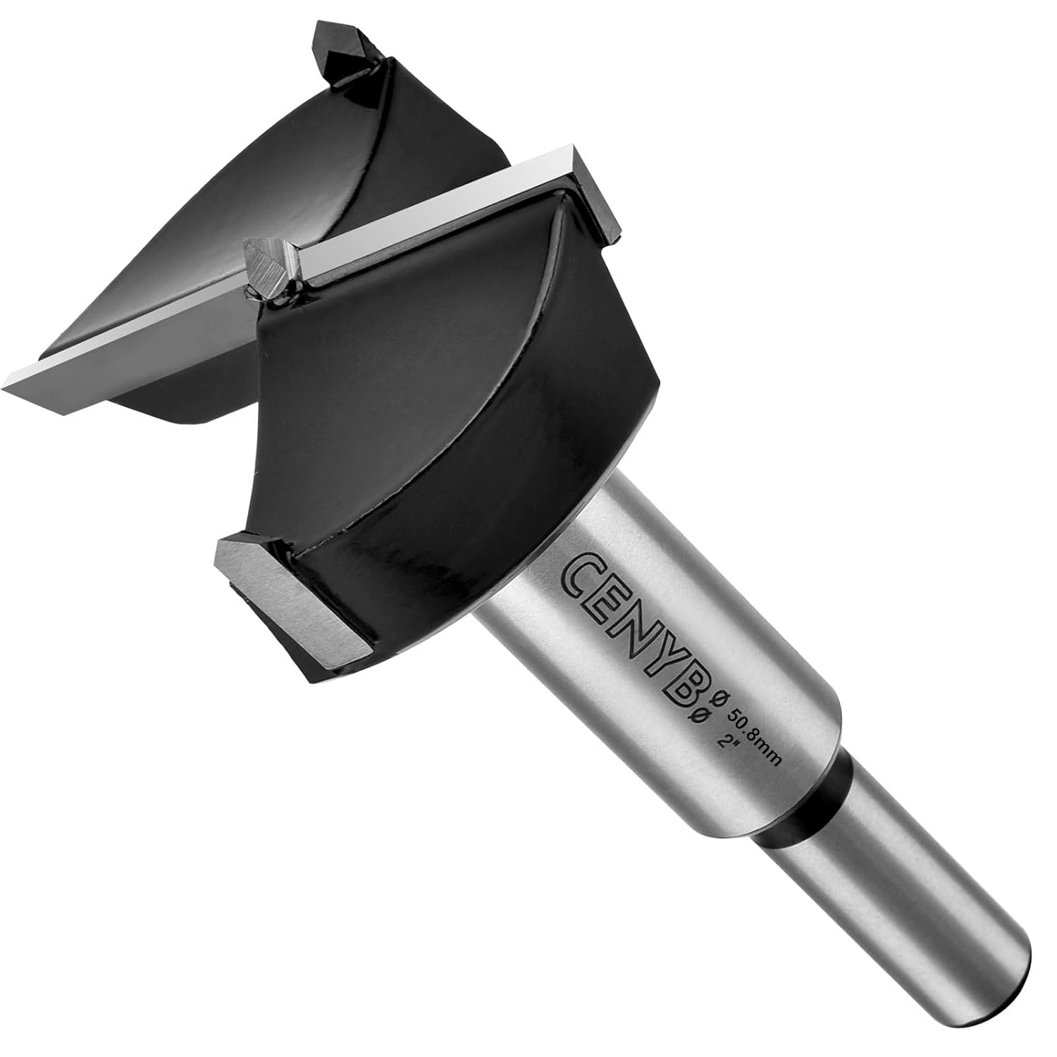 55.6mm | 2-3/16inch Carbide Forstner bit, 2.0mm Thickness of YG8 Carbide, Woodworking Hinge Cutter Tool Kits for Wood, Plywood and Plastic by CENYB