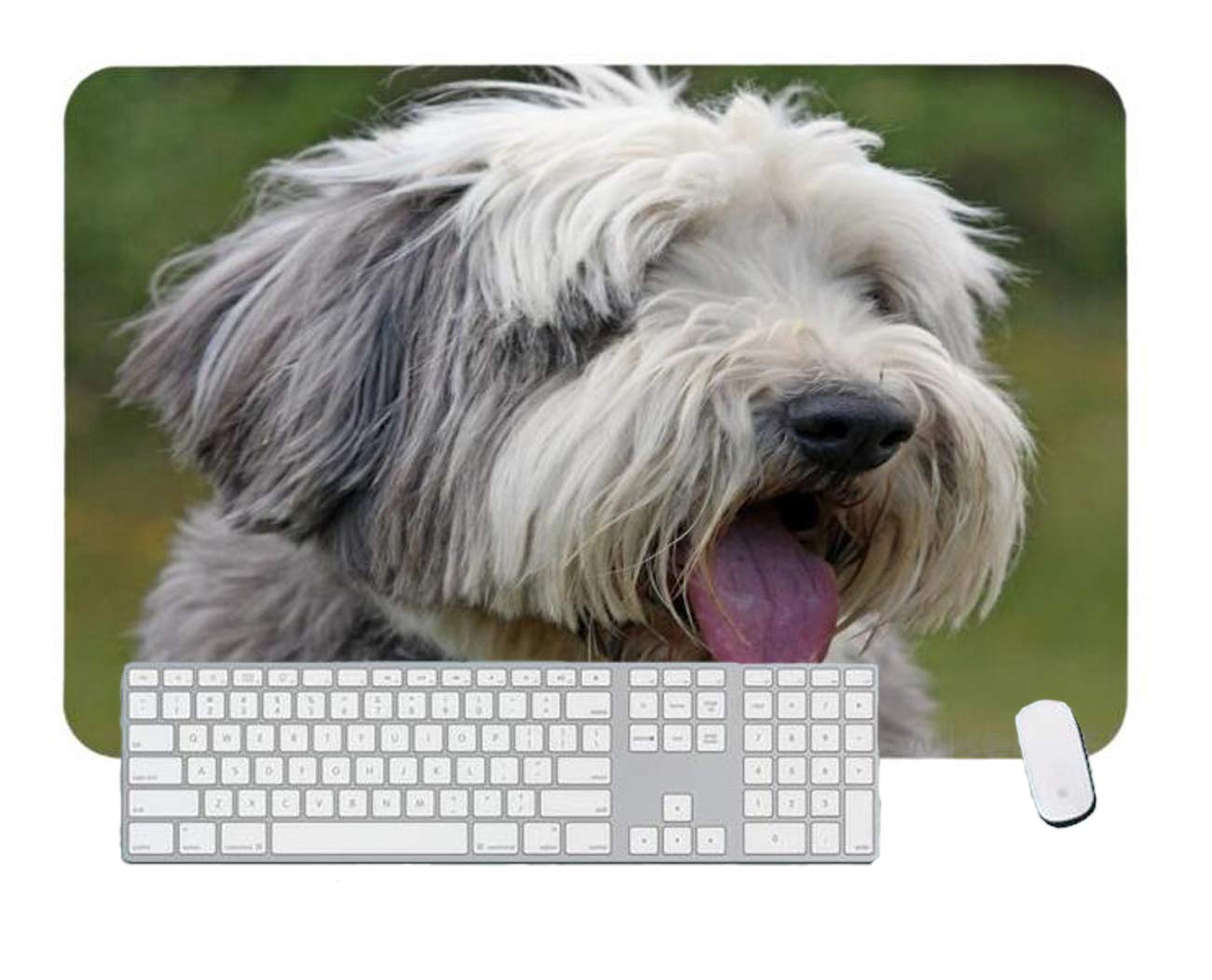 Gaming Mouse Pad Cute Pug Dogs for Desktop and Laptop 1 Pack 700x300x3mm/27.5x11.7x1.1 in