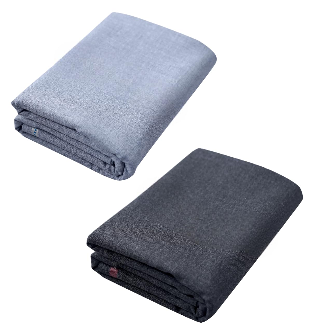 Viscose Rayon Men's Trouser Fabric, 1.3 Meters Length, Pack of 2, Suitable for Size 44, Perfect for Personal Use and Gifts