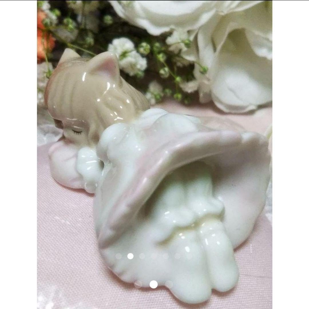 値下げ！新品　綿の国星　チビ猫　ファニーガーデン 陶器製　フルセット　大島弓子 大島弓子 綿の国星 チビ猫陶器フィギュア5体セット - メルカリ