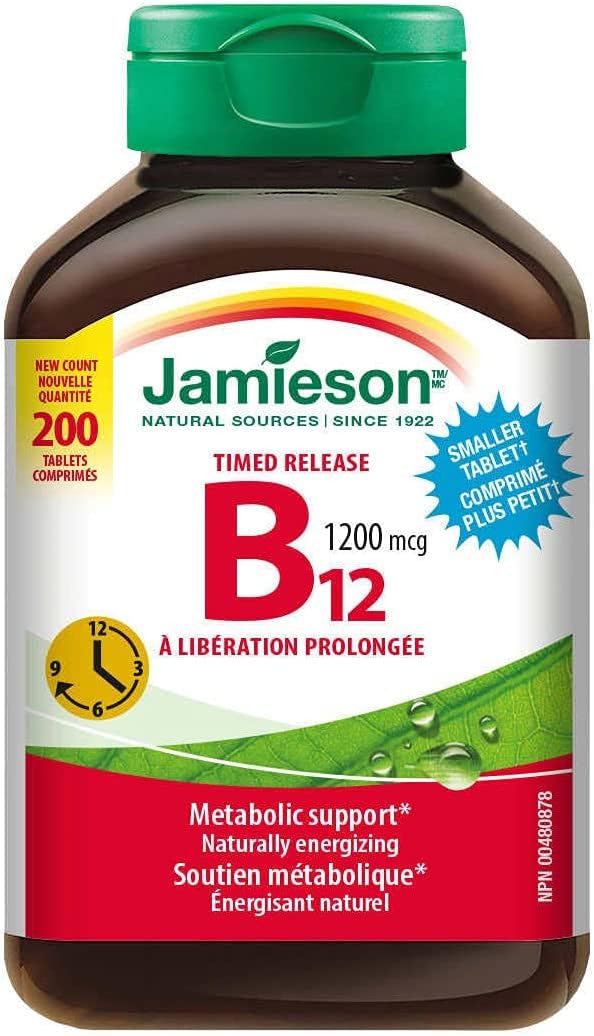 Jamieson Vitamin B12 1200mcg Timed Release
