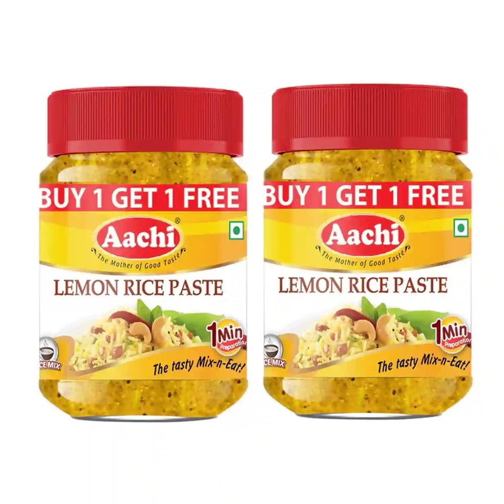 Ready to Eat Lemon Rice Paste Mix, 1 Min Preparation (Pack of 2) | Pack of 2, Ready-to-Use Kit, Family Pack-picture-11